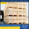 Xangai Solid Wood volume de negócios caixa de madeira de pinho fumigação logística transporte caixa de embalagem fabricante Suzhou caixa de embalagem