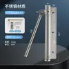 Cerrador de Puerta Simple de Acero Inoxidable para Uso Doméstico, Cerrador de Puerta Automático Cuadrado Ajustable para Puertas de Madera, Cerrador de Puerta con Polea de Resorte Engrosada