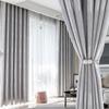 Tecido para Cortina Atacado Feito Sob Medida Produtos Acabados High-End Janela de Canto Sala de Estar Varanda Quarto Isolamento Térmico Blackout Casa de Aluguel Moderno