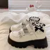 Zapatos de Cuero Suave para Niñas Estilo Nuevo Primavera y Otoño Zapatos Casuales Ligeros para Estudiantes Mary Jane Zapatos de Rendimiento Modernos