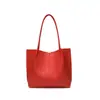 Bolsa Tote Grande Capacidade Feminina 2025 para o Trabalho Casual Bolsa Grande Capacidade Sogra Estilo Coreano Retro Bolsa Tote de Ombro