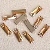 Rhinestones de Vidrio Rectangulares de Cristal K9 de Alta Calidad Cosidos a Mano con Base Plana y Doble Agujero para Vestidos de Bricolaje, Vestidos de Novia y Accesorios de Ropa