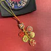 Chaveiro Pingente Rijin Dou Gold Personalidade de Alto Padrão Acessórios para Pendurar em Bolsas Masculinas Correntes para Celular