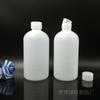 Venta al por mayor, botella de plástico PE translúcido de boca pequeña de 500 ml, botella de reactivo con tapa interior, botella de agua