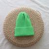 Gorro de lana de color liso para mujer, ideal para estudiantes, combina con todo, a la moda, de punto urbano, cálido, estilo japonés, para otoño e invierno.