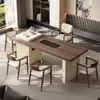 Juego de Mesa de Centro y Sillas de Piedra Travertino Estilo Vintage, Lujo Ligero para Balcones Pequeños, Salas de Estar, Oficinas y Uso Doméstico, con un Toque de Alta Gama