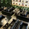 Cafetería Estilo Americano Bar Sofá Cabina Postre Tienda de Té con Leche Restaurante Occidental Bar de Sala de Estar Restaurante de Música Juego de Mesa y Silla