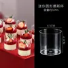 Copa Desechable Copa de Champaña Vino Tinto Mesa de Postre Taza para Pudín Pastel Sentido Plástico Transparente