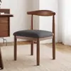 Poltrona para Tomar Chá, Mesa de Chá, Cadeira de Chá, Confortável para Sentar por Longos Períodos, Banco com Encosto, Cadeira de Jantar, Cadeira para Mesa de Jantar em Casa, Cadeira de Mahjong em Formato de Chifre
