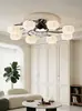 Lámpara de araña para sala de estar estilo crema, luz principal estilo algodón para el recibidor, nuevo modelo francés 2026, lámpara de cristal simple moderna de lujo ligero para dormitorio