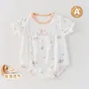 Ropa de Verano para Bebés y Niños Mono Triángulo Mono Puro Algodón Ropa para Bebés Estilo Delgado de Verano
