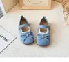 Zapatos Mary Jane para Niñas 2026 Nuevo Primavera Verano Zapatos Individuales Franceses Boca Baja Versátiles Antideslizantes Zapatos de Ballet para Niñas