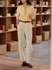 Camisa de Dos Piezas Falsa Retro Francesa Solighter para Mujer Otoño Manga Larga