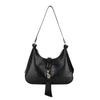 Bolso Simple de Moda con Patrón de Cocodrilo para Mujer 2024 Primavera y Verano Nuevo Estilo Coreano Bolso de Hombro de Alta Gama Bolso Sobaco de Cuero Aceitado
