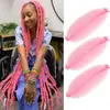 Giro Afro Cabello Africano Rasgado a Mano Oruga Peluca Fibra Química Trenzado de Giro Cabello de Resorte Giro en Espiral Cabeza