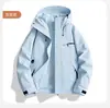 Chaqueta Impermeable Ropa de Trabajo para Hombre Deportiva Exterior Cortavientos con Forro de Plumas Tres en Uno Gama Alta Hecha a Medida