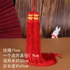 Corda para pendurar lanterna com borla dupla borla vermelha pingente de borlas penduradas nó chinês borlas penduradas lanterna com borlas penduradas acessórios decorativos