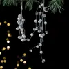 Decoración Navideña Transfronteriza de Amazon Colgante de Barra de Hielo Transparente Acrílico Colgante para Árbol de Navidad Colgante de Navidad