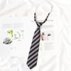 Corbata de Rayas Marrón Café Estilo Retro para Mujer Verde Hecho a Mano Combinación Universal Accesorios para Camisa Casual Estilo Universitario Japonés para Hombre