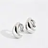 Amazon Transfronterizo Nuevo Estilo Gota de Agua Simple Brillantes Clip de Oreja Moda Personalidad Dulce Fresco Estilo Simple Pendientes sin Perforación para Mujer