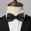 Pajarita de Color Sólido con Patrón para Hombre Boda Traje de Boda del Novio Traje del Mejor Hombre Negro Rojo Azul Pajarita para Hombre Banquete Trendy