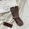 Calcetines de Media Pantorrilla para Mujer Estilo Nuevo 2025 Calcetines Holgados Otoño e Invierno Venta al por Mayor Versión Coreana Calcetines de Moda Calcetines Zhuji