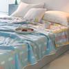 Colcha de Toalla de Hilo de 6 Capas Clase A Algodón Puro Colcha Fresca de Verano Colcha de Siesta de Verano para Niños Colcha Fina de Verano para Aire Acondicionado