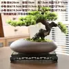 Vaso de Flores Grande Cerâmica Pequeno Retangular Vaso para Bonsai Vaso Longo Vaso para Flores de Interior Paisagismo de Rochas Vaso de Cerâmica