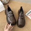 Sapatos Mary Jane femininos de sola grossa para o outono de 2026, novos sapatos versáteis da moda em estilo retrô universitário