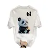 300 Jin Talla Grande Nuevo Holgado Barriga Grande Adelgazante Cubre Grasa Extra Gordo Casual Algodón Puro Manga Corta Camiseta Top