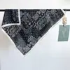 Pañuelo Cuadrado Pequeño de Imitación Seda Lana Algodón Lino, Nuevo Pañuelo de Seda Otoño e Invierno, Versátil para Viajes Diarios, Moda Retro, Chal Elegante de Alta Gama