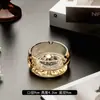 Ashtray de Vidro Montanha de Neve de Luxo Leve de Alto Padrão para Casa Sala de Estar Escritório Peça Decorativa Moderna Criativa da Moda Ashtray