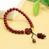 Pulsera Pixiu de Arena Dorada Púrpura Aiyu Pulsera de Cinabrio Joyería Unisex Fábrica Venta al por Mayor Transmisión en Vivo Dropshipping S1122361