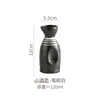 Utensilios para vino, petaca de vino, copa de vino, copa individual, empaque individual, copa personal retro estilo japonés para sake y licores