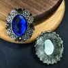 Novo Estilo Retrô Flor Antiga de Prata em Forma de Diamante Fecho Colar Pulseira Acessórios Headwear de Menina Retrô Acessórios de Brincos Reto