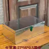 Caja de Lata Cuadrada de Acero Inoxidable Galvanizado con Cerradura, Caja de Dinero, Caja de Herramientas para Documentos, Caja de Almacenamiento Engrosada