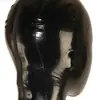 (Sin Peluca) Capucha Sexy de Látex Máscara de Látex con Cremallera Juego de Rol Cosplay Adulto