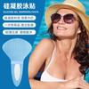 Parche impermeable de gel de silicona para piscina, para baños termales femeninos, con núcleo de algodón, fijo y sin preocupaciones.