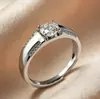 Anillos de Pareja para Boda, un Par de Anillos para una Ceremonia de Boda, Anillos de Pareja para Hombres y Mujeres, Anillos de Diamante Falso, Anillos para Propuesta de Boda, Anillos Ajustables