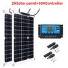 Fornecimento Transfronteiriço de Painéis Solares 15W*2 Controlador 10-60A para Carro Iate Barco Carregador