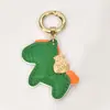 Chaveiro criativo instantâneo rico chaveiro de carro pingente de pônei zodíaco de mochila requintado chaveiro de personalidade