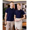 Camisa polo de verano con solapa transfronteriza camiseta de manga corta Europa y Estados Unidos venta caliente camisa publicitaria ropa de trabajo ropa para actividades top