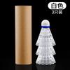Bolas de Nylon Luminosas a Prueba de Viento, Paquete de 12, Duraderas y Estables, Bolas de Nylon para Bádminton Originales con Brillo en la Oscuridad Empacadas en Tubo