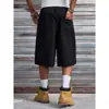 Talla europea [Cruzado para Hombre] Shorts de mezclilla para hombre, sin elasticidad, estilo callejero, nueva colección primavera/verano