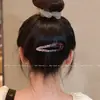 Grampo de Cabelo Quebra-clip Colorido Dopamina com Strass Feminino de Alta Qualidade Luxo Leve Para Franja Orelha Novo Versátil Grampo para Cabelo