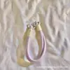 Funda Simple para Teléfono Móvil Estilo Ins Correa Corta para la Mano Correa de Muñeca de Color Claro Versátil Cadena para Colgar Llaves y Cámara D