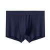 Roupa Íntima Masculina Shorts de Seda Gelada Cintura Média Verão Grafeno Antibacteriano Boxer Masculino Cor Sólida Verão Promoção
