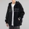 Sudadera 2026 para Hombre con Capucha Temporada de Primavera y Otoño Estilo ins Hong Kong Holgada de Marca de Moda Estampado de Letras Chaqueta Versátil Estilo Año Nuevo de Moda