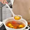 Cuchara Coladora de Aceite de Silicona, Cuchara Separadora de Aceite para Uso Doméstico, Cuchara Separadora de Aceite para Cocina Caliente, Espátula Cuchara de Silicona Utensilio de Cocina