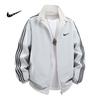 Jaqueta Dupla Face Nova para Casal 2025 Masculina e Feminina Moda Primavera e Outono Marca Fashionável Jaqueta Esportiva Casual Solta Masculina para Mulheres